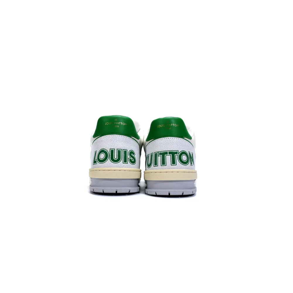 Zafa Wear Louis Vuitton Trainer White Green