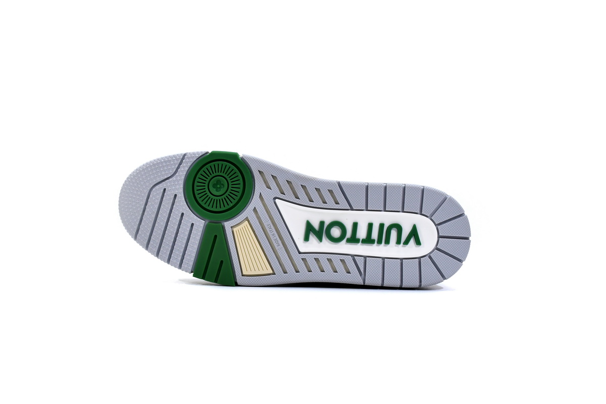 Zafa Wear Louis Vuitton Trainer White Green