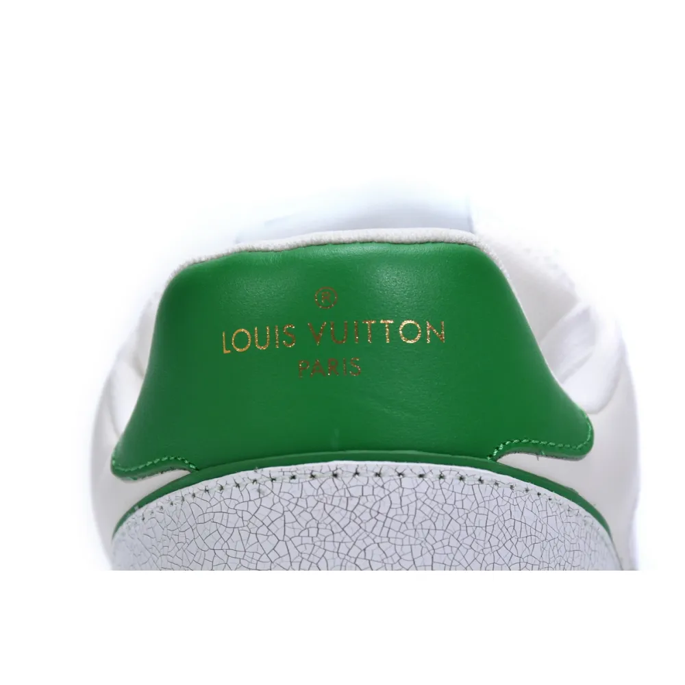 Louis Vuitton Trainer White Green