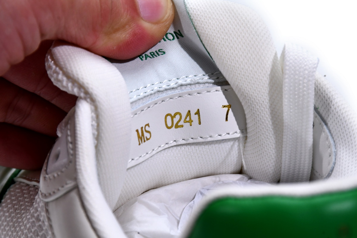 Zafa Wear Louis Vuitton Trainer White Green