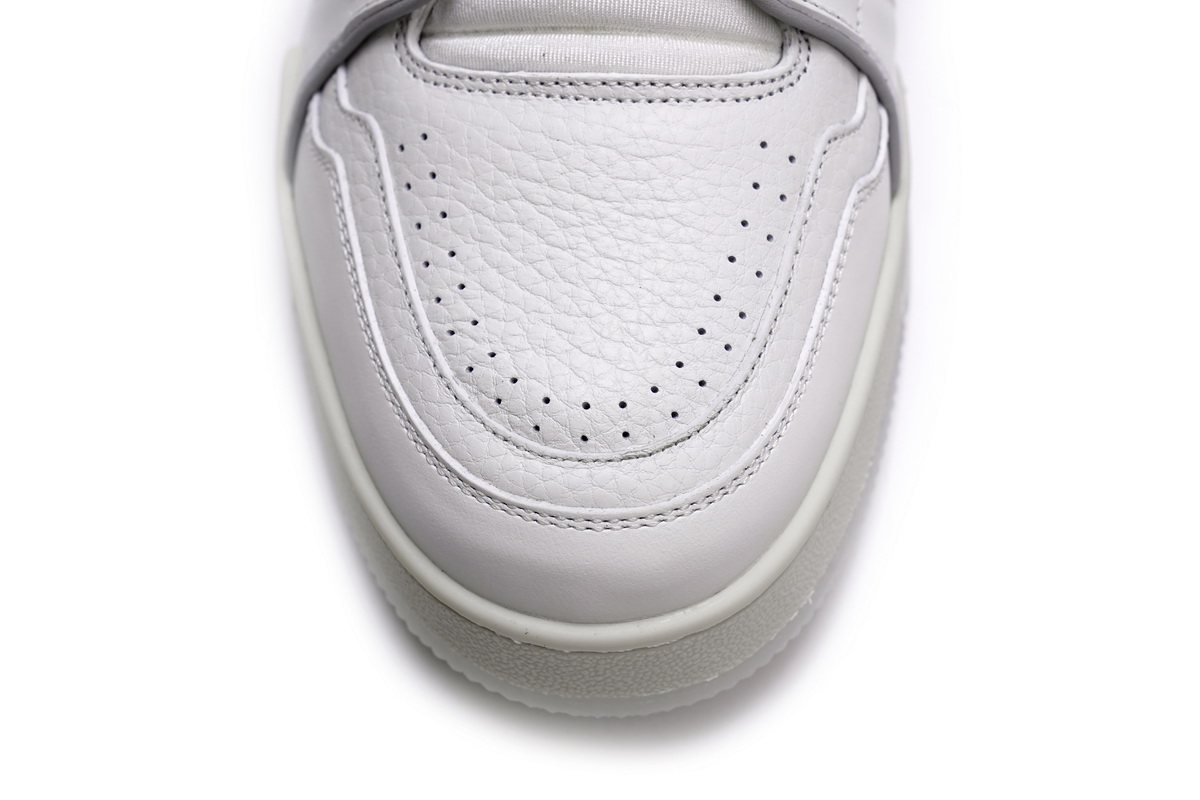 Zafa Wear Louis Vuitton Trainer White Litchi Pattern