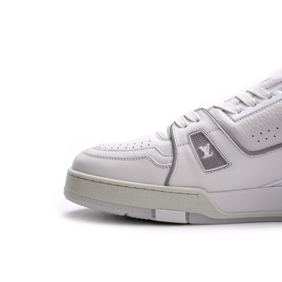 Louis Vuitton Trainer White Litchi Pattern 02