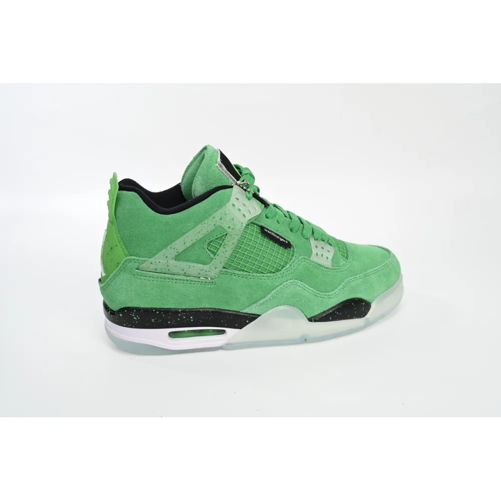 Pkgod Air Jordan 4 Retro Emerald Green Black