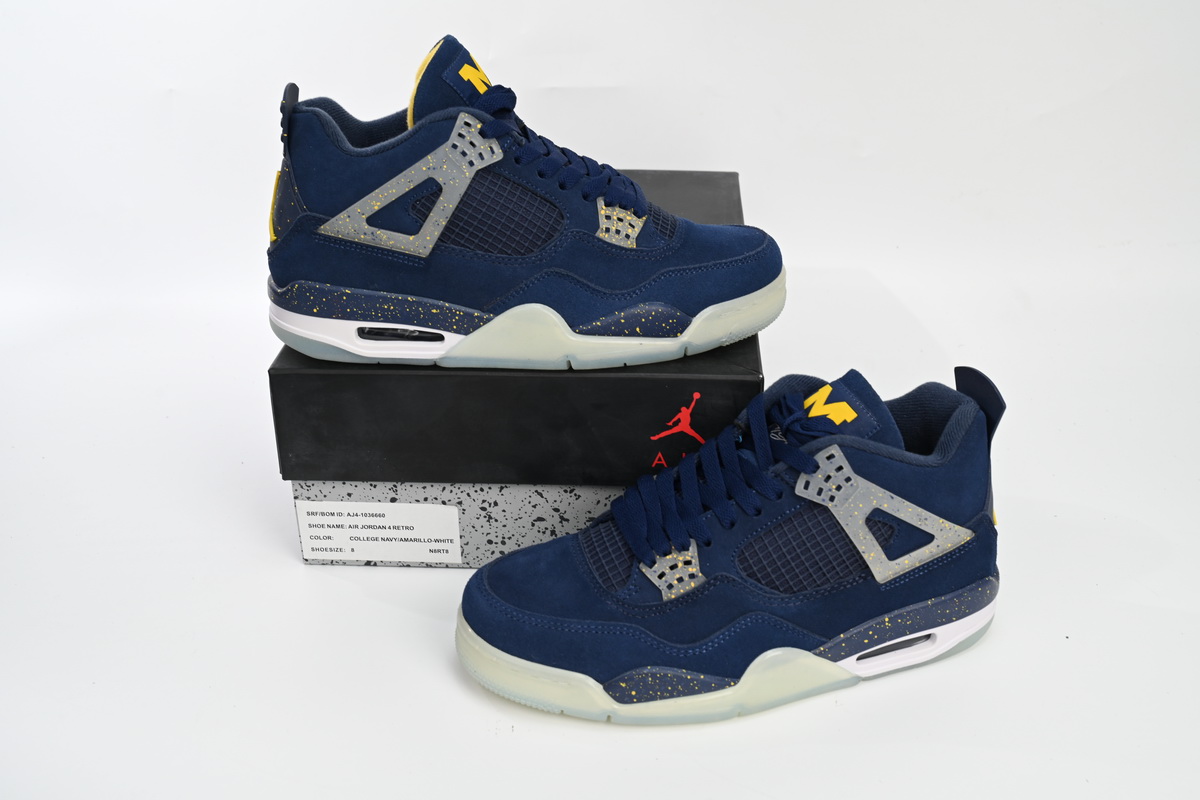    Pkgod Air Jordan 4 Retro Michigan 