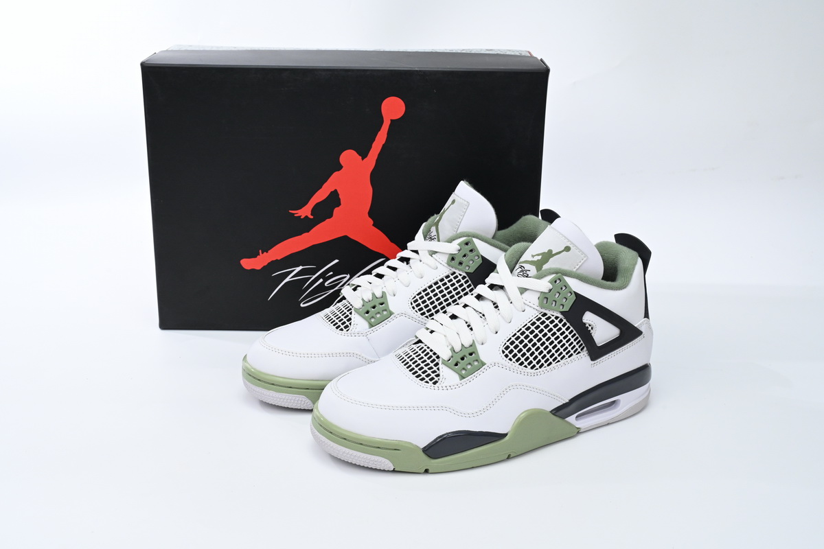 Pkgod Jordan 4 Retro Seafoam 