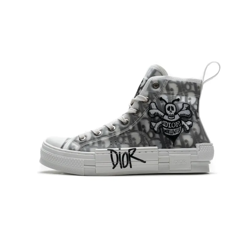 Dior And Shawn B23 High Top Bee Embroidery