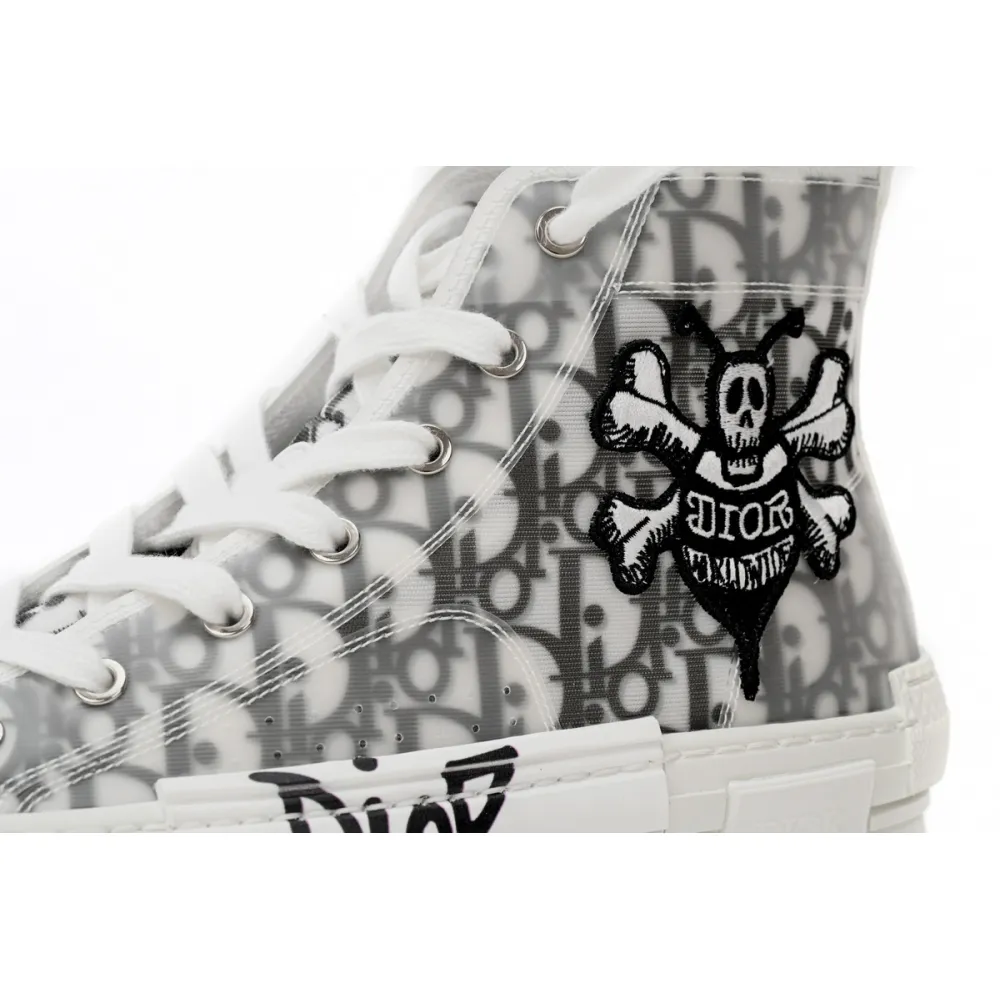 Dior And Shawn B23 High Top Bee Embroidery