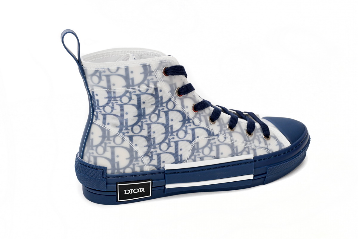 Dior B23 High Top Blue Oblique