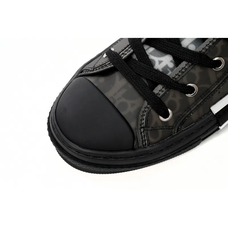 Dior B23 High Top Canvas Oblique Black