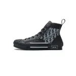 Dior B23 High Top Canvas Oblique Black 3SH118YJP_H960