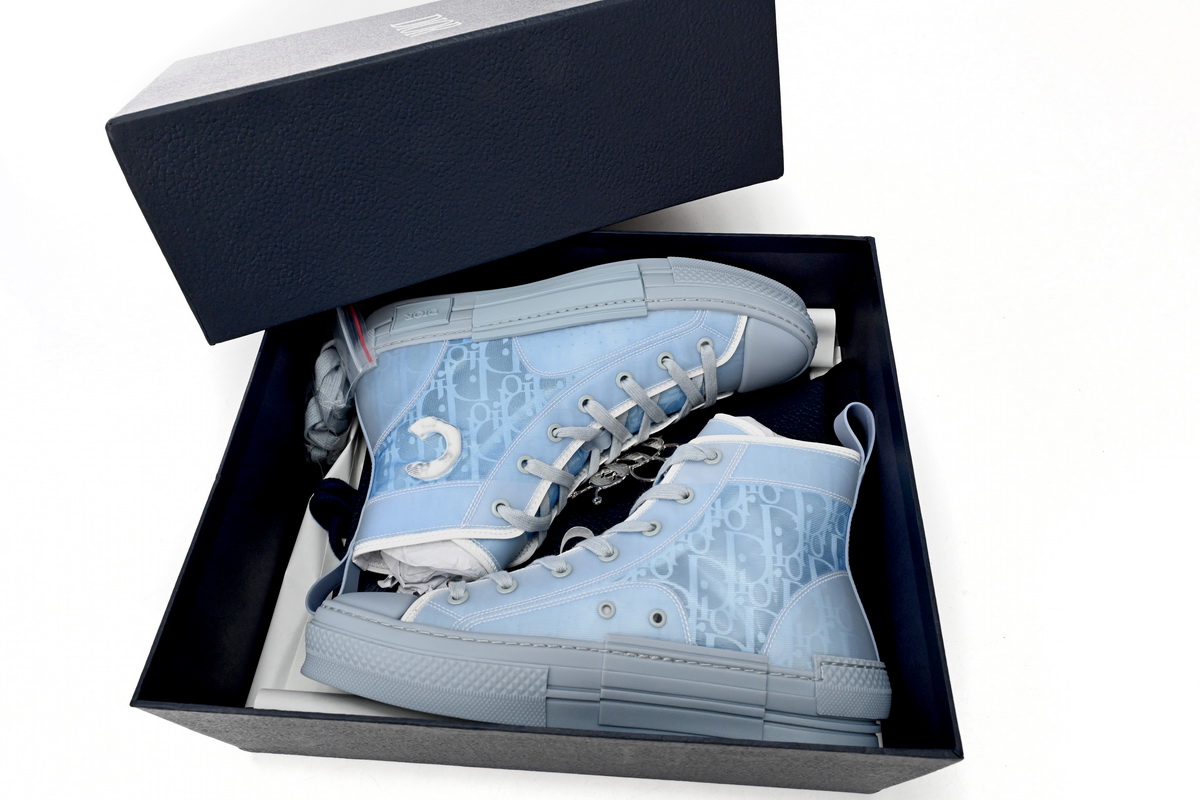 Dior B23 High Top Daniel Arsham Light Blue