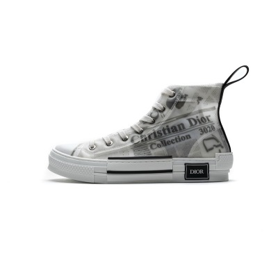 Dior B23 High Top Daniel Arsham Newspaper 01
