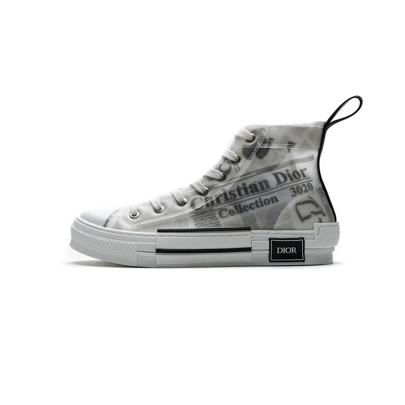 Dior B23 High Top Daniel Arsham Newspaper 3SH118YUO_H069