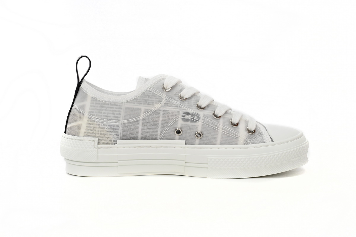 Dior B23 Low Top Daniel Asham Newspaper