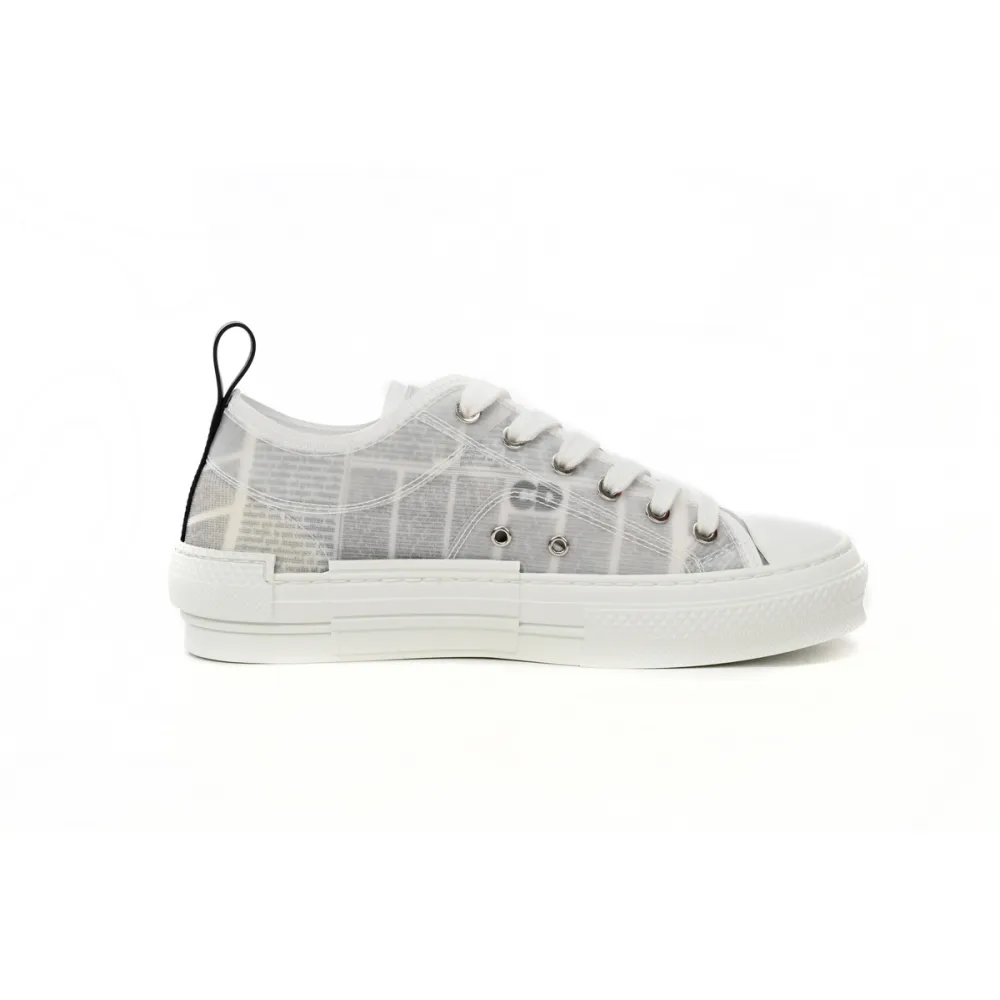 Dior B23 Low Top Daniel Asham Newspaper