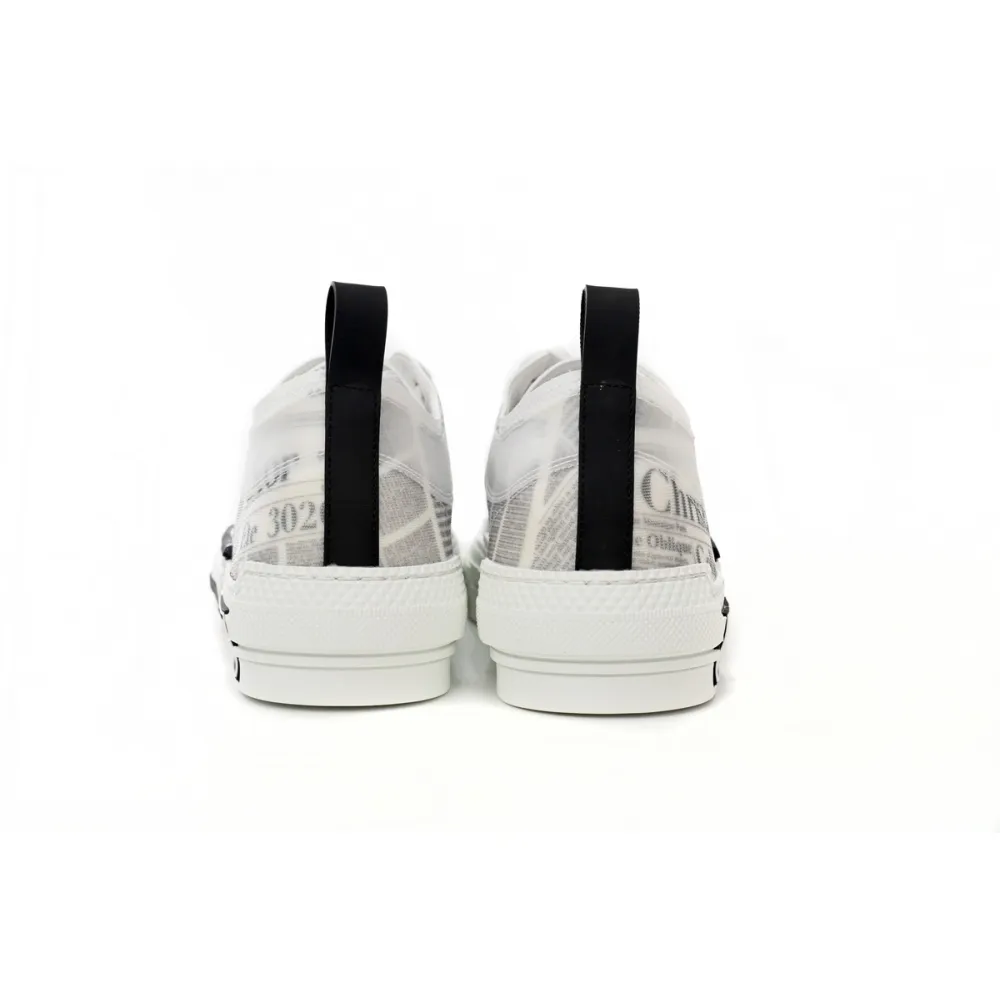 Dior B23 Low Top Daniel Asham Newspaper