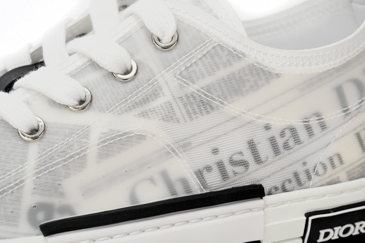Dior B23 Low Top Daniel Asham Newspaper