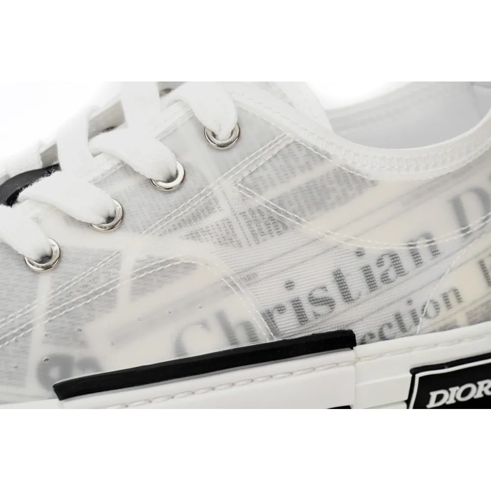 Dior B23 Low Top Daniel Asham Newspaper