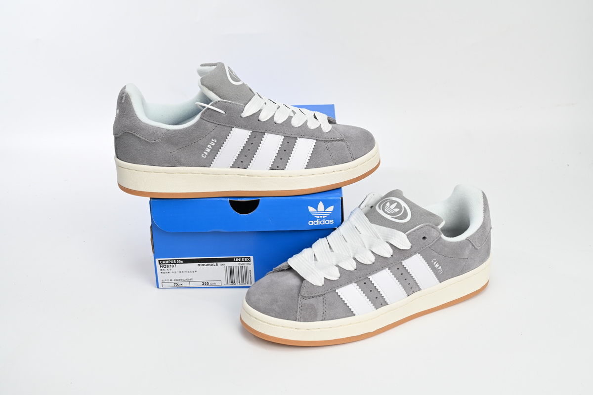 Pkgod adidas Campus 00s Grey White