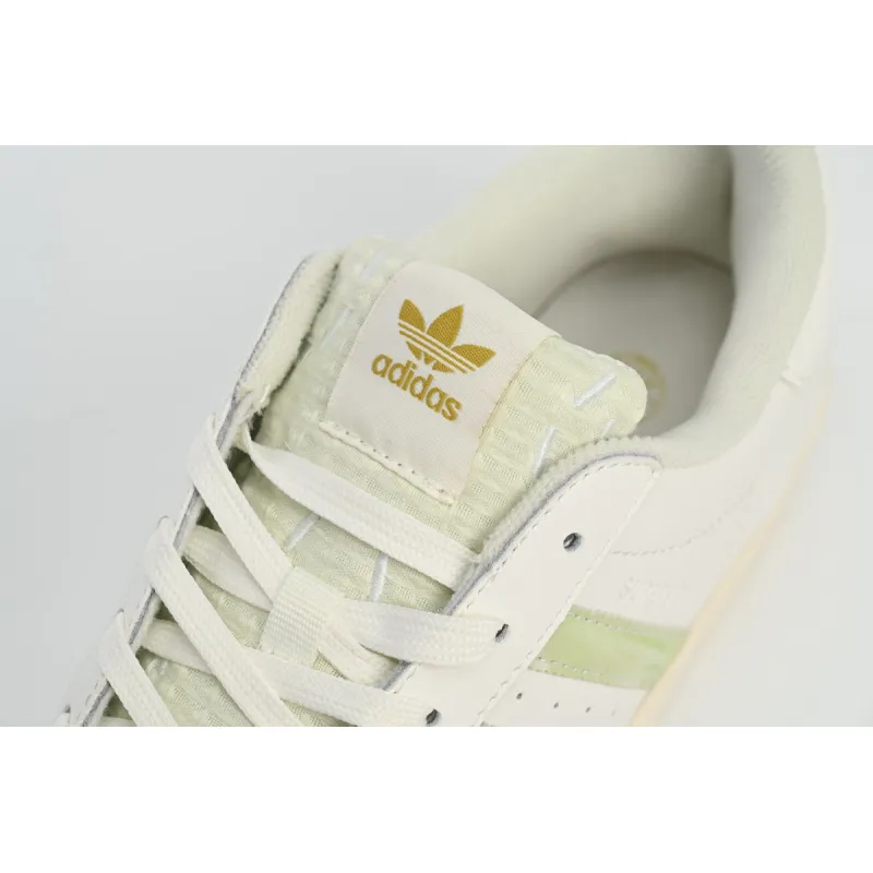 Pkgod adidas Superstar Shoes White Black Gold Beige Green