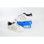 Pkgod adidas Superstar Shoes White Black Gold White