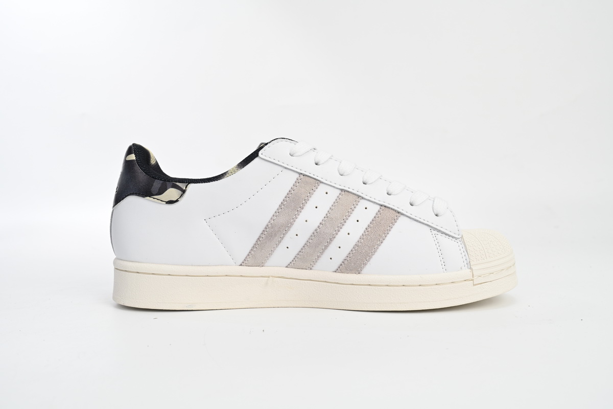Pkgod adidas Superstar Shoes White Black Gold White