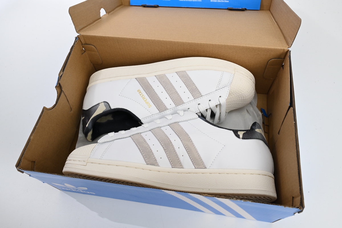 Pkgod adidas Superstar Shoes White Black Gold White