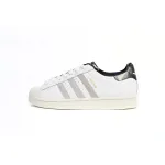 adidas Superstar Shoes White Black Gold White GY2565