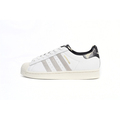 Pkgod adidas Superstar Shoes White Black Gold White 01