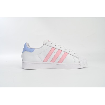 Pkgod adidas Superstar Shoes White Black Gold Whiting 02