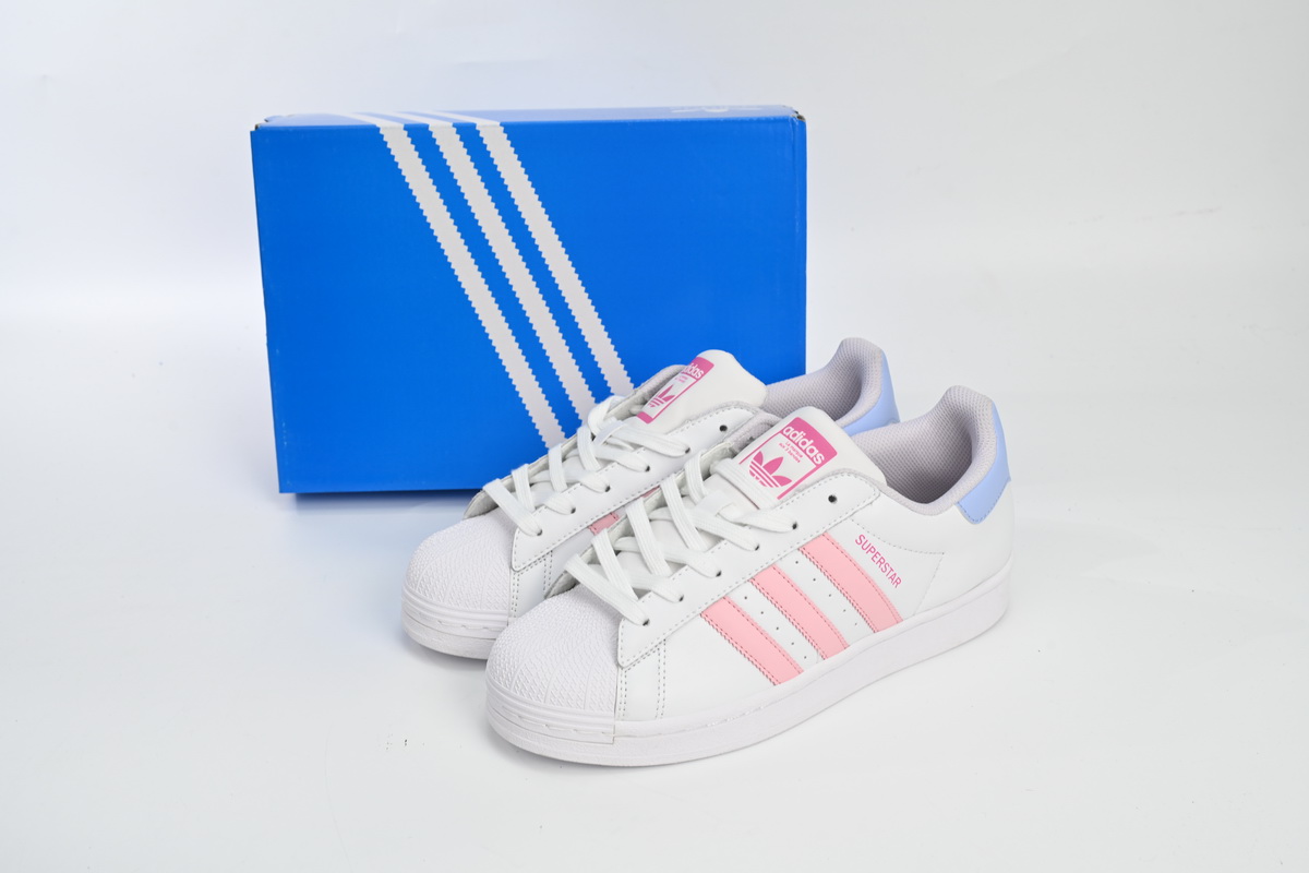 Pkgod adidas Superstar Shoes White Black Gold Whiting