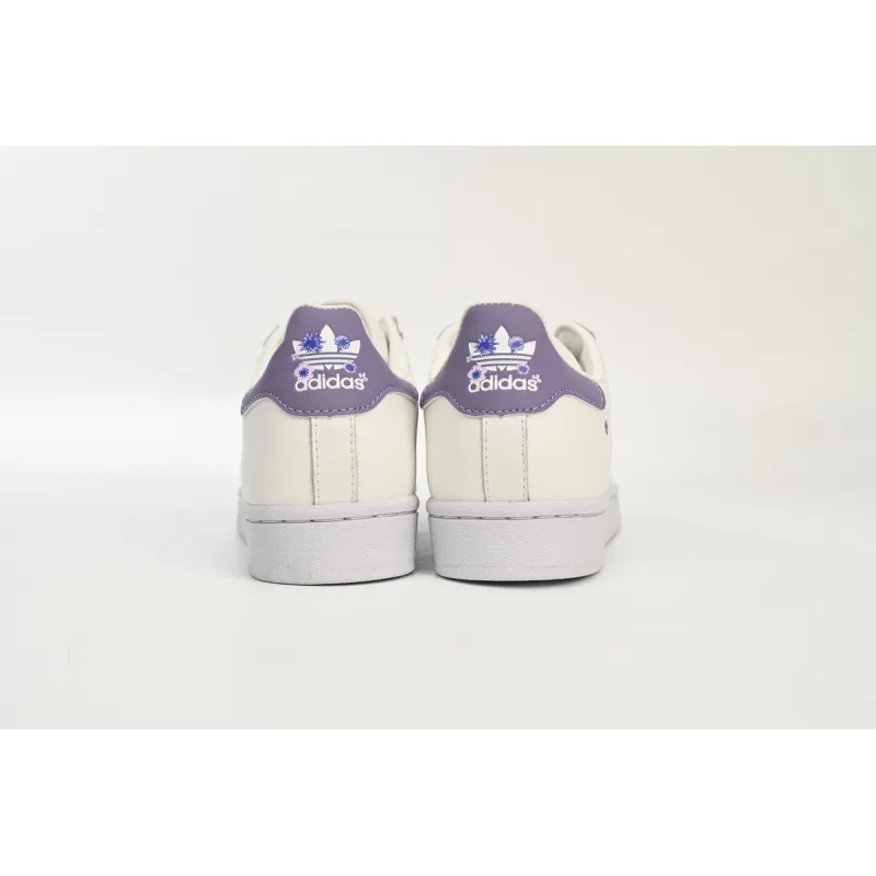 Pkgod adidas Superstar Shoes White New White Purple