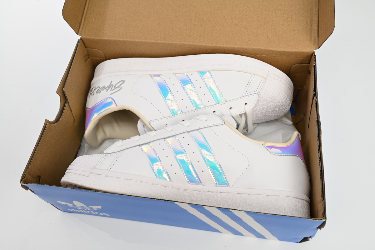 Pkgod adidas Superstar Shoes White White Laser