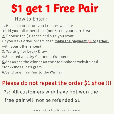 $1 Get 1 Free Pair Shoes & Stockxshoes Halloween Sale 02