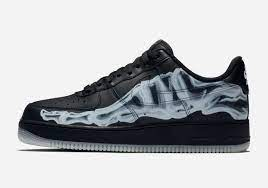 Pkgod Nike Air Force 1 Low Black Skeleton Halloween(2019)