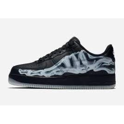 Pkgod Nike Air Force 1 Low Black Skeleton Halloween(2019) 01