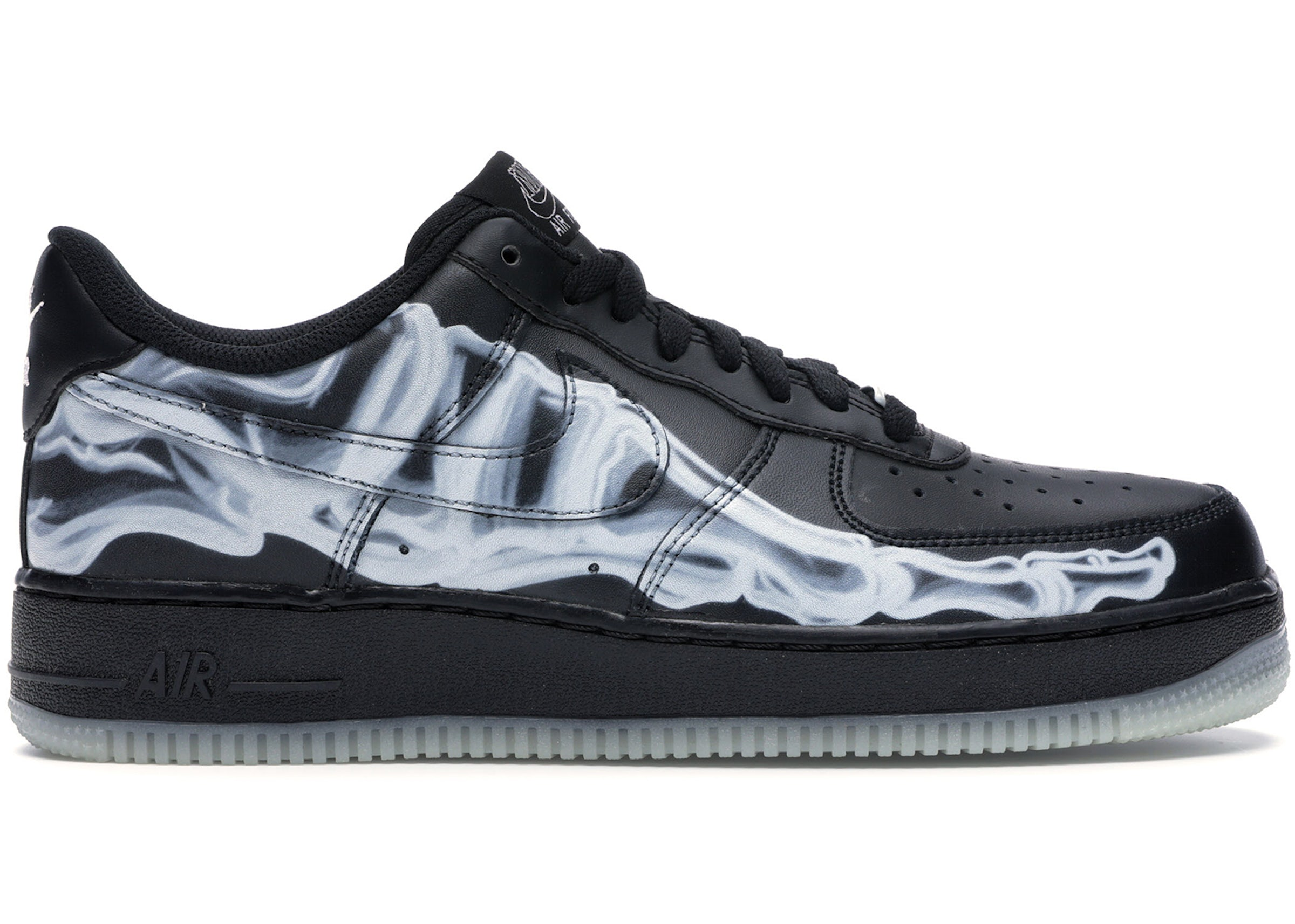 Pkgod Nike Air Force 1 Low Black Skeleton Halloween(2019)