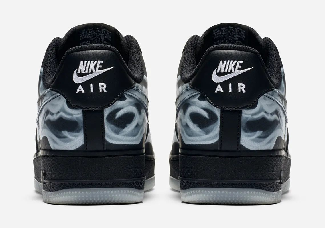 Pkgod Nike Air Force 1 Low Black Skeleton Halloween(2019)