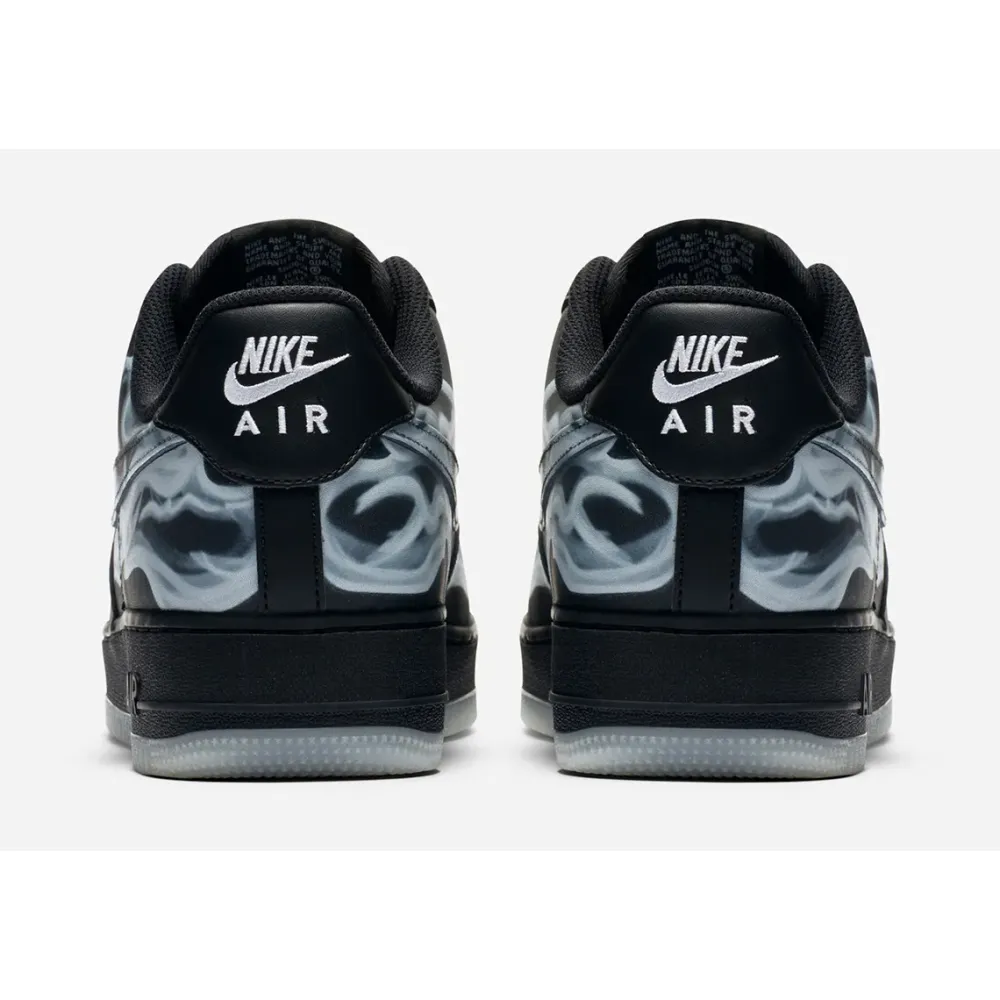  Pkgod Nike Air Force 1 Low Black Skeleton Halloween