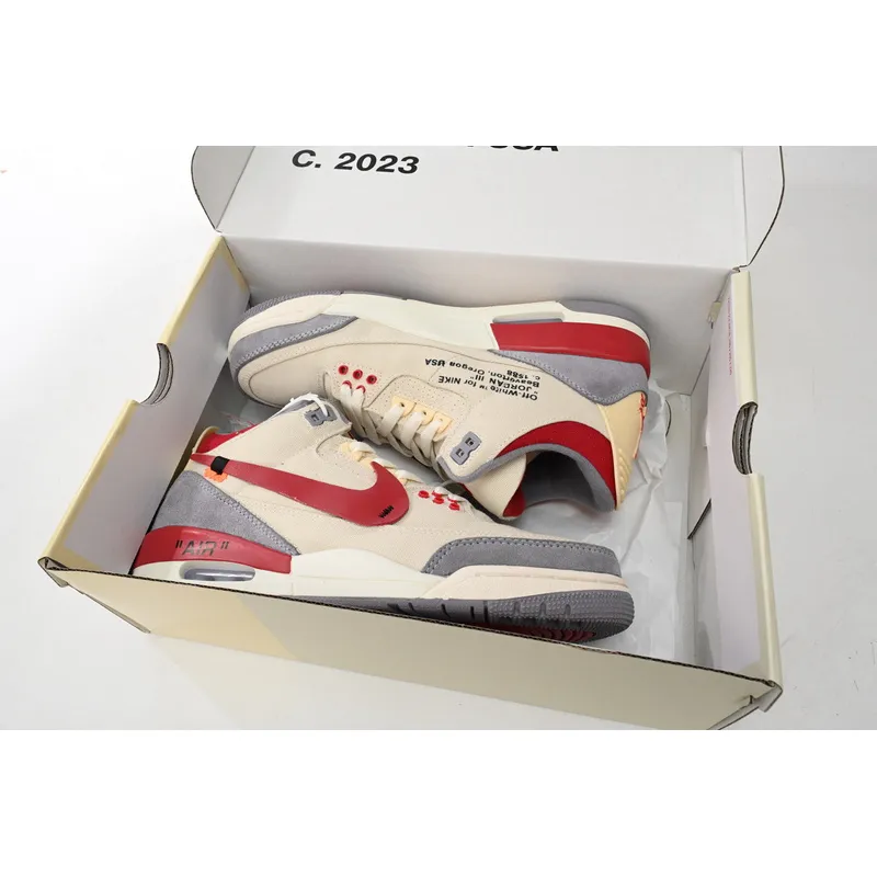  Pkgod Air OFF WHITHE X Air Jordan 3 Beige
