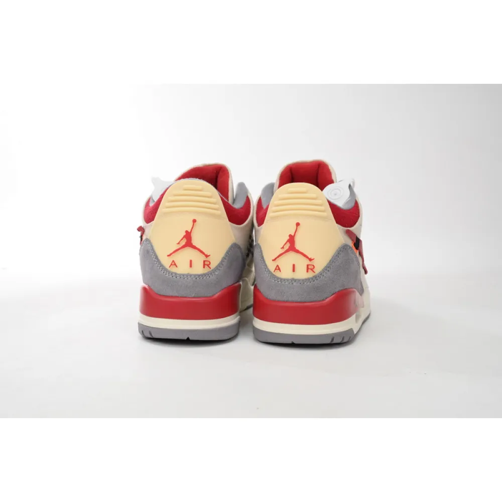  Pkgod Air OFF WHITHE X Air Jordan 3 Beige