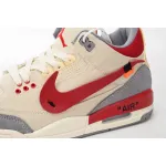  Pkgod Air OFF WHITHE X Air Jordan 3 Beige
