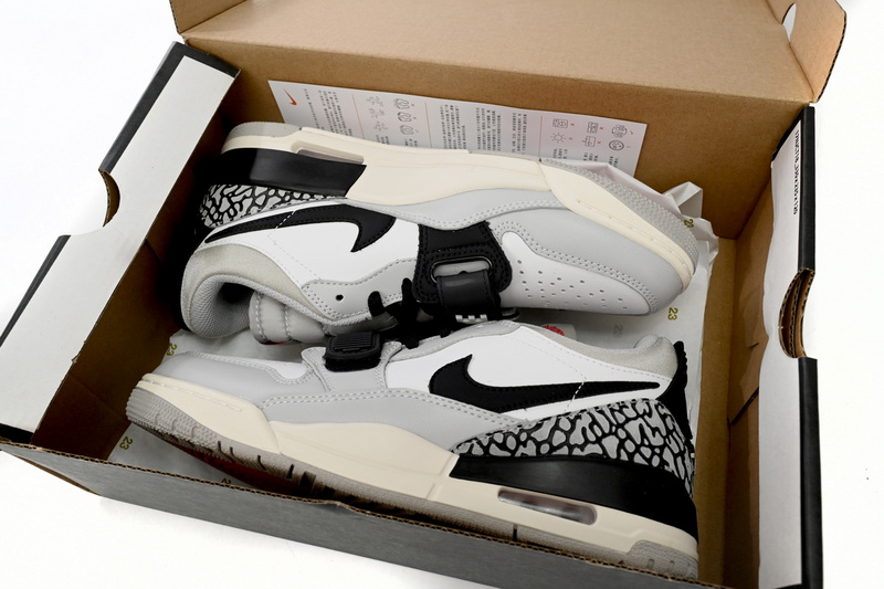 Pkgod Air Jordan Legacy 312 Low Tech Grey Fire Red Black