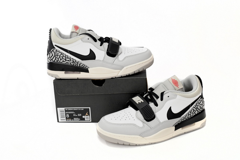Pkgod Air Jordan Legacy 312 Low Tech Grey Fire Red Black