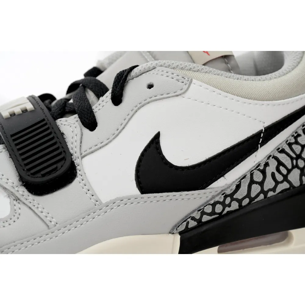 Pkgod Air Jordan Legacy 312 Low Tech Grey Fire Red Black