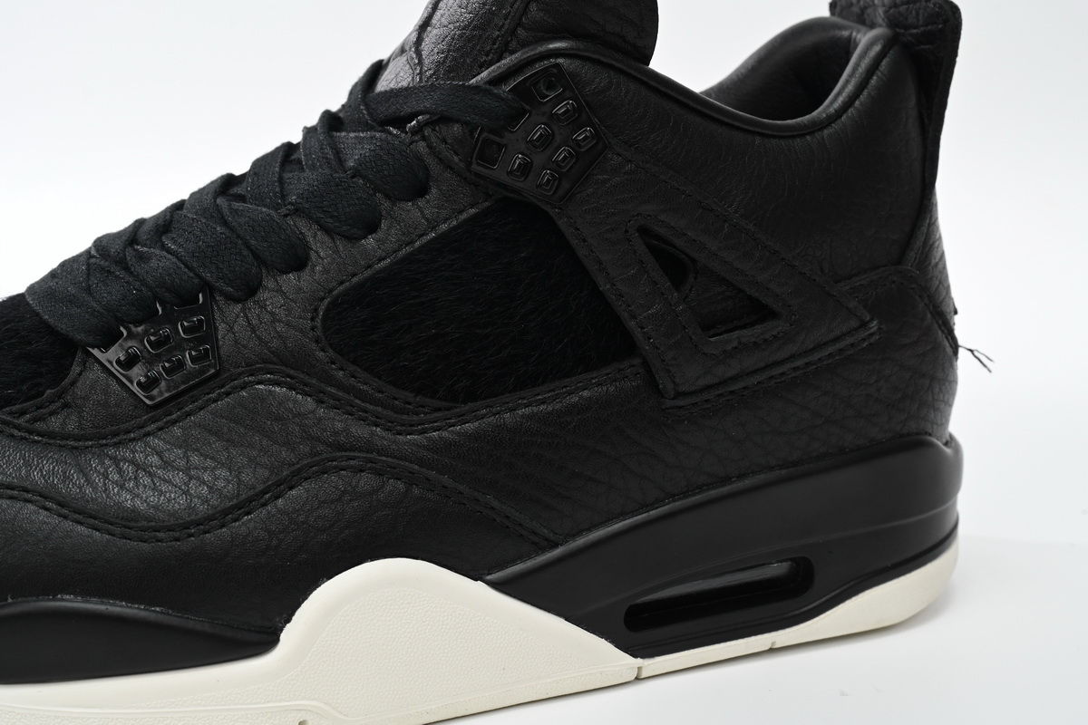     Air Jordan 4 Retro Pony Hair Black