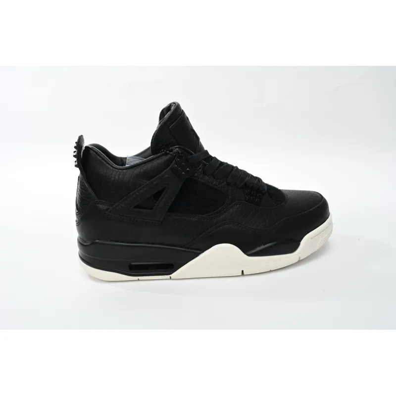 Pkgod Air Jordan 4 Retro Pony Hair Black