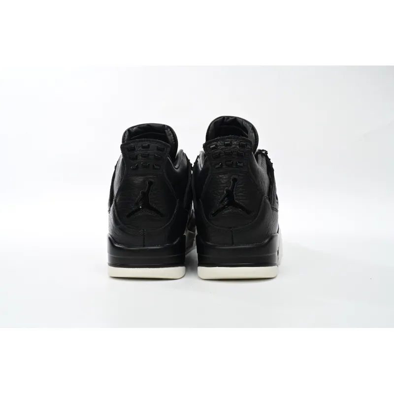 Pkgod Air Jordan 4 Retro Pony Hair Black