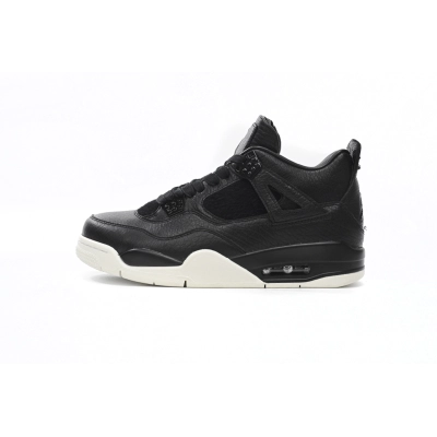 Pkgod Air Jordan 4 Retro Pony Hair Black 01