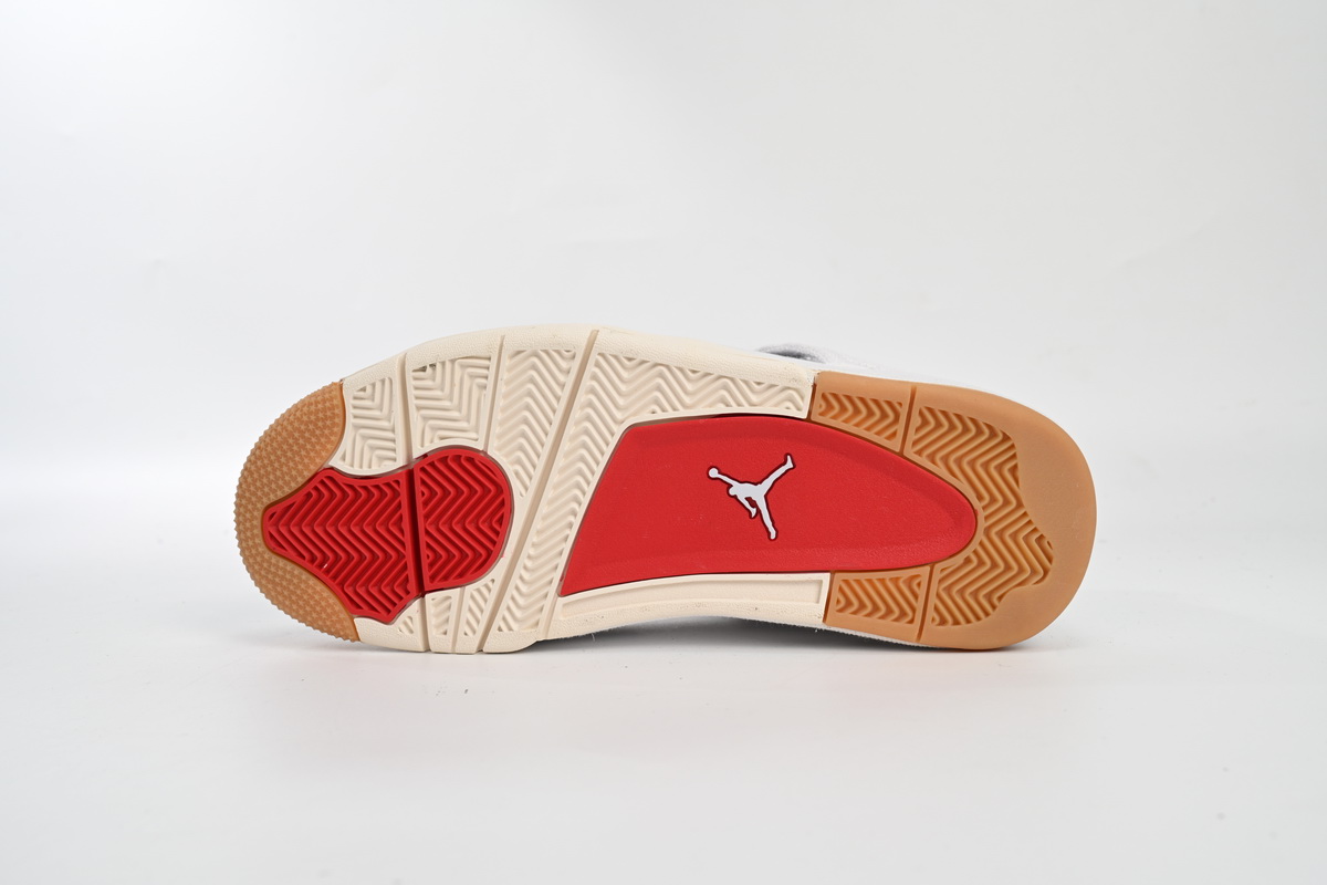  Pkgod Air Jordan 4 Retro Levi's White